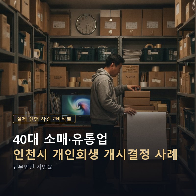 개인회생 보정권고, 억대 사업 채무는 무엇을 물어보나|인천 40대 소매업 개시결정 사례 — 이해를 돕기 위한 연출 이미지